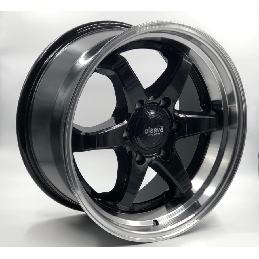 CLEAVE CLEAVE RACING FL53-6 18x9 +25 6-139.7 ブラック/マシンド 4本