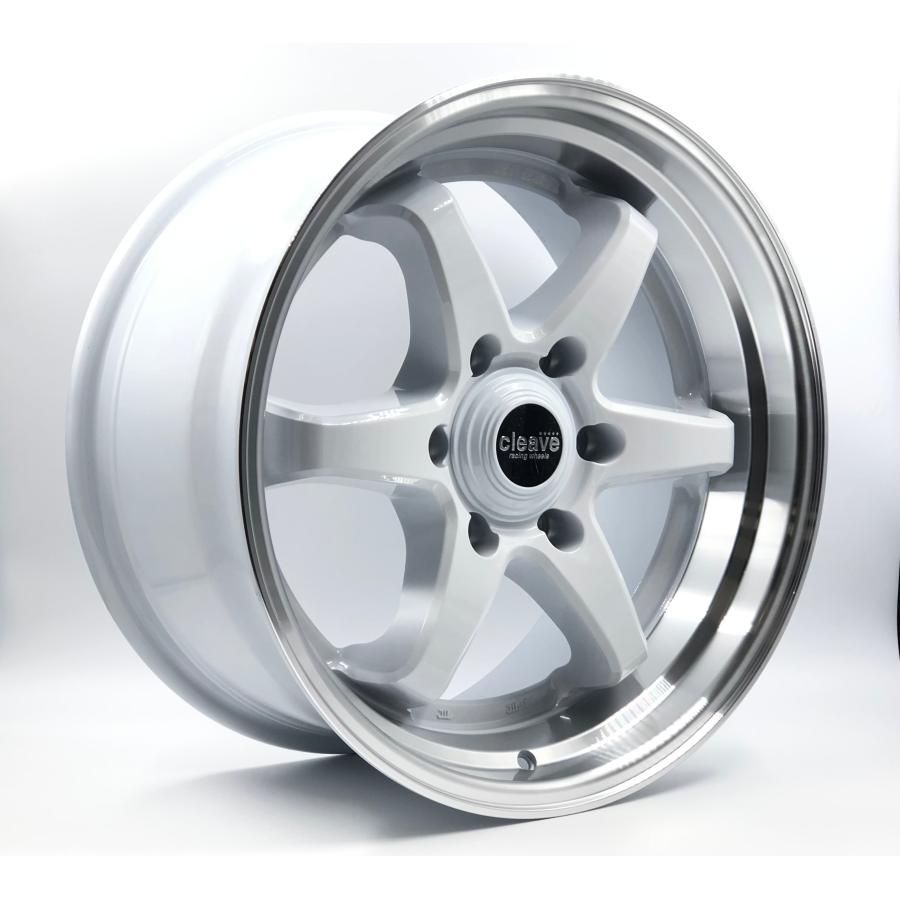 ✴︎YAY✴︎CLEAVE RACING FL53 18インチホイール４本 CLEAVE RACING FL53 18x9.5J +18 5H-100 ガンメタ/マシンド 4本