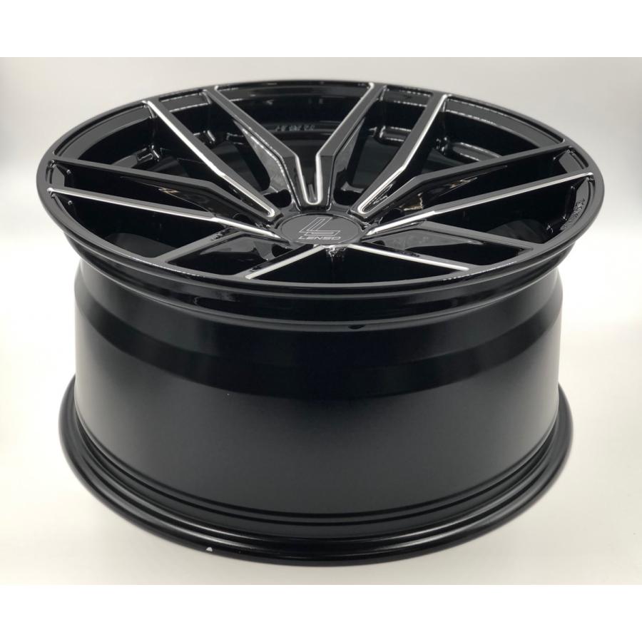 LENSO JAGER QUINTA 18x9J +20 6H-139.7 グロスブラック/ミルド 4本