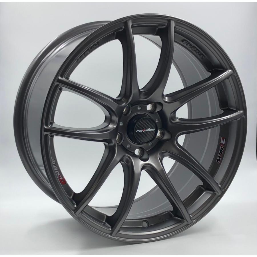 LENSO PROJECT-D SPEC-E 18x8.5J +35 5H-114.3 グレーアンスラサイト 2