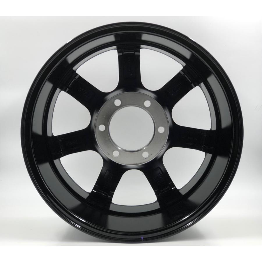LENSO RT-7 17x8J +20 6H-139.7 グロスブラック 4本セット ハイエース  