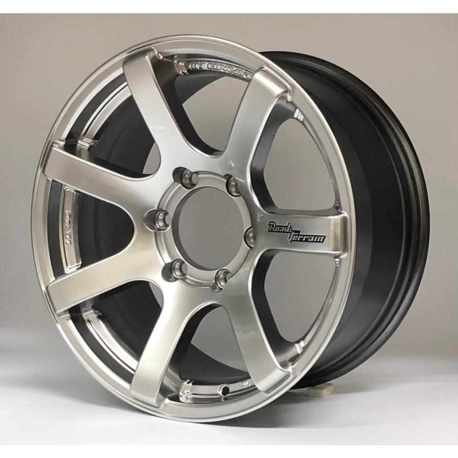 LENSO RT-C 17x8J +20 6H-139.7 ハイパーシルバー 4本セット サーフ