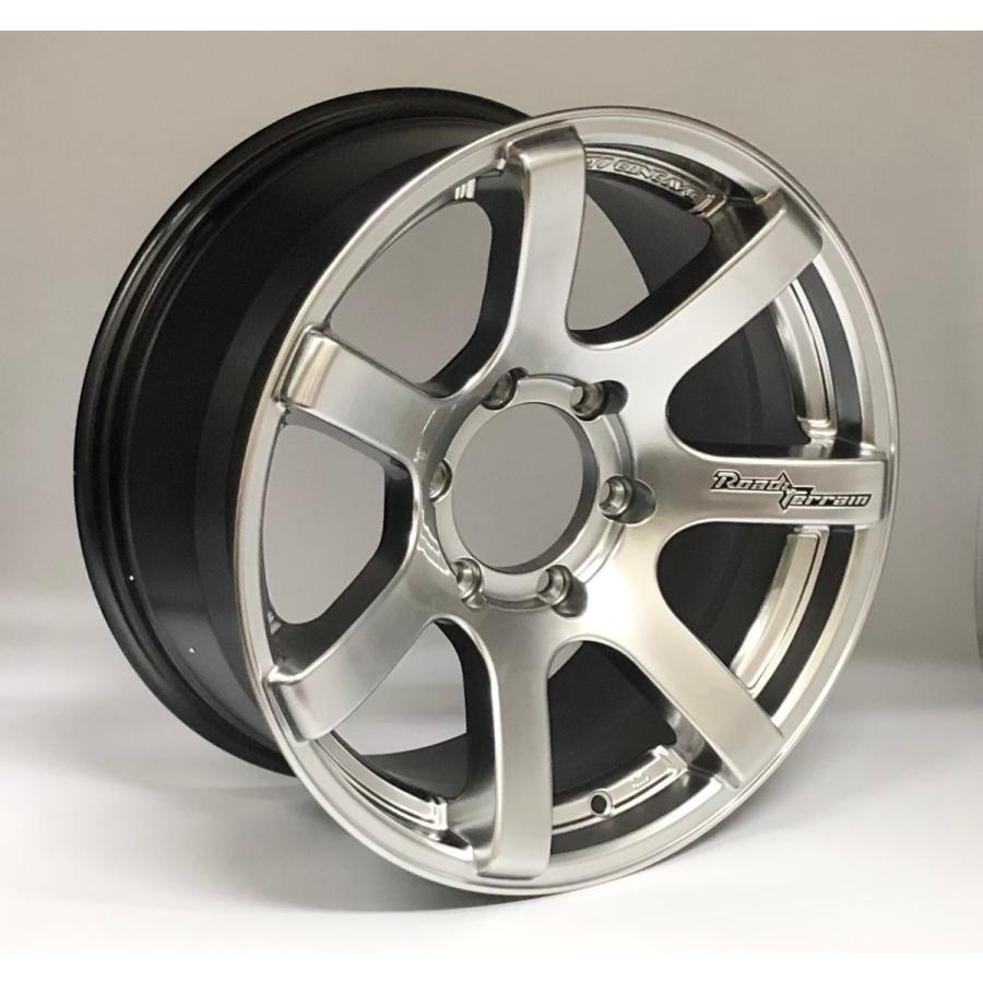 LENSO RT-C 17x8J +20 6H-139.7 ハイパーシルバー 4本セット サーフ