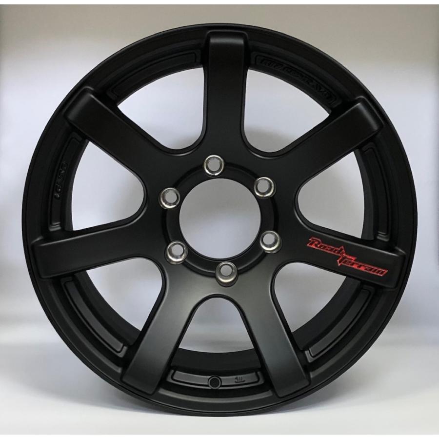 LENSO RT-C 17x8J +20 6H-139.7 マットブラック 4本セット サーフ