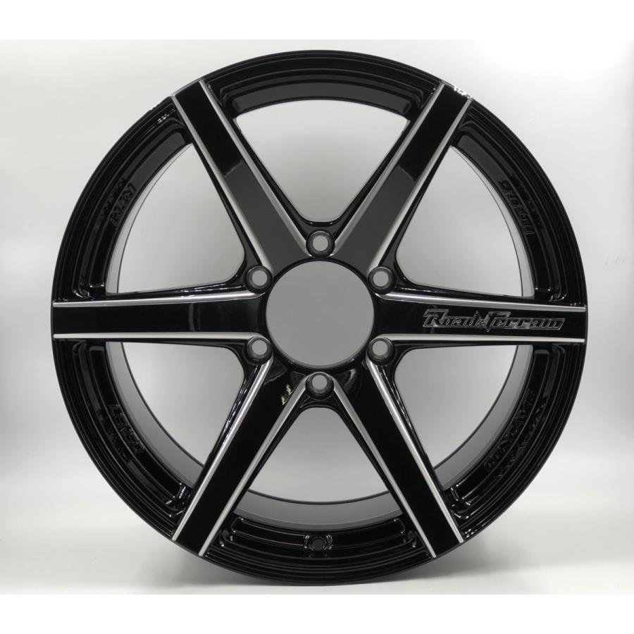 LENSO RT-H 18x9.5J +20 6H-139.7 グロスブラック/ミルド 4本セット