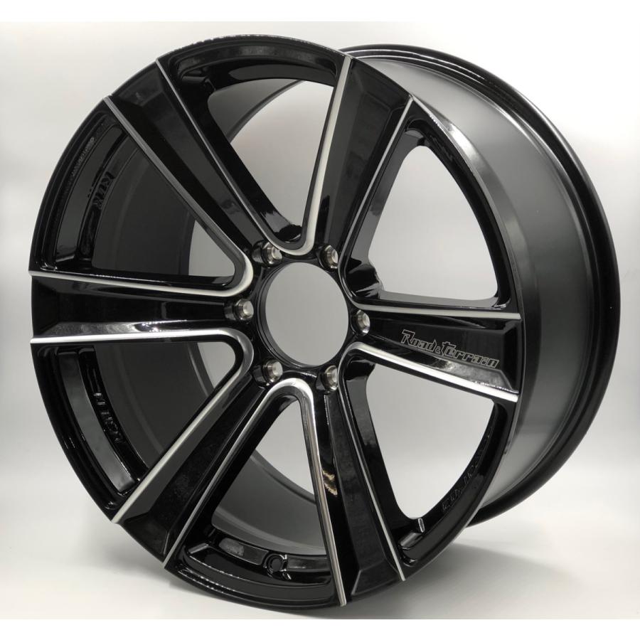 LENSO RT-K 20x9.5J +20 6H-139.7 グロスブラック/ミルド 4本セット
