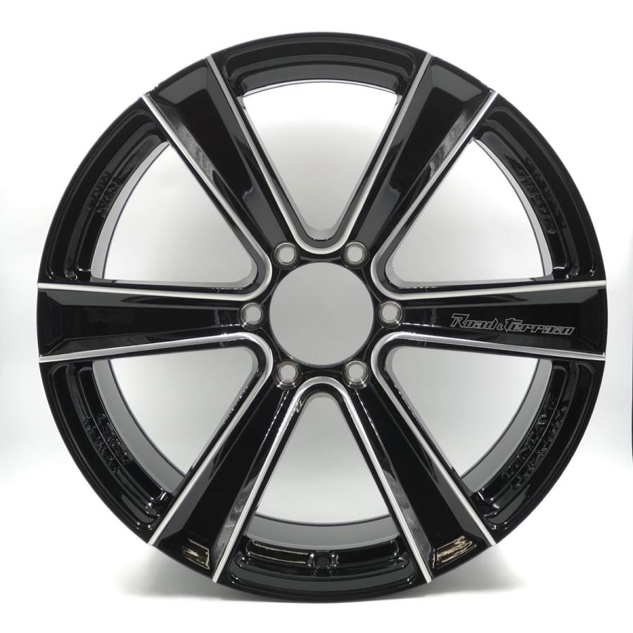 LENSO RT-K 20x9.5J +20 6H-139.7 グロスブラック/ミルド 4本セット