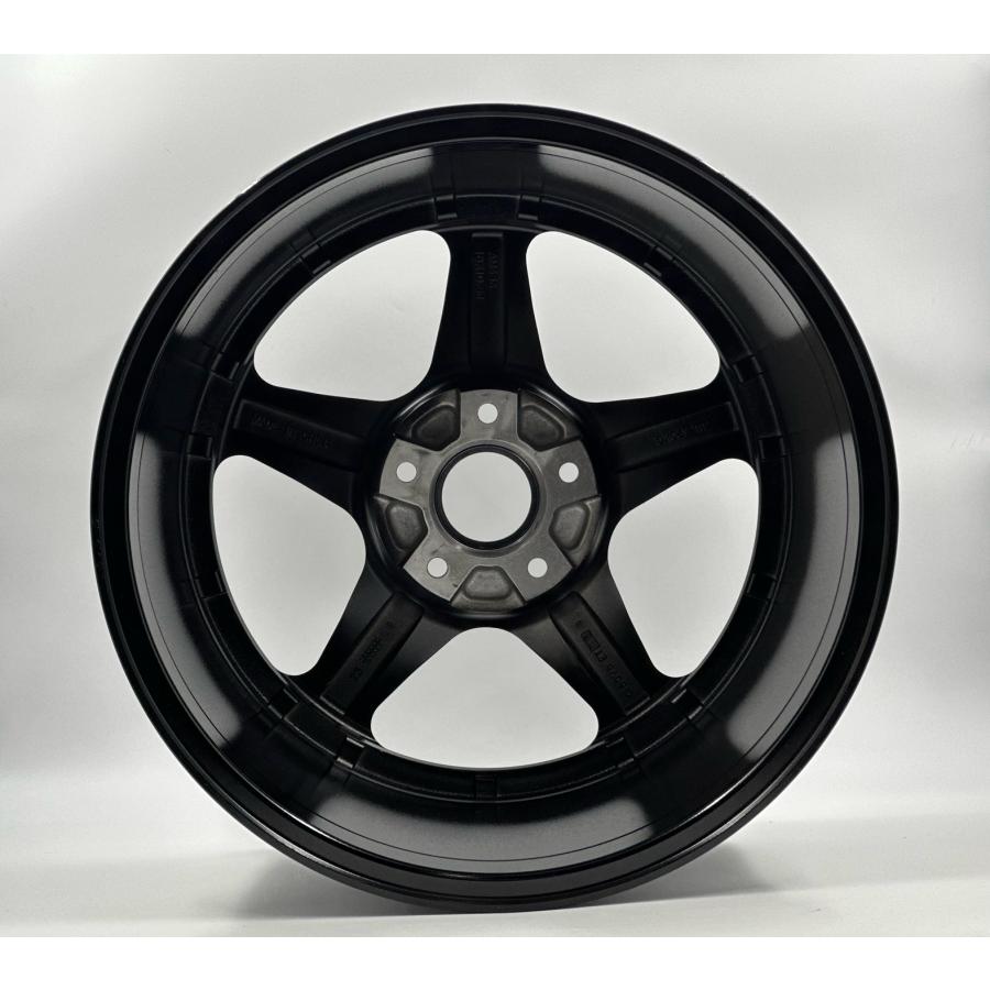 Cleave Racing 18インチ ガンメタ5スポークホイール CLEAVE RACING FL53 18x9.5J +18 5H-100 ガンメタ/マシンド 4本