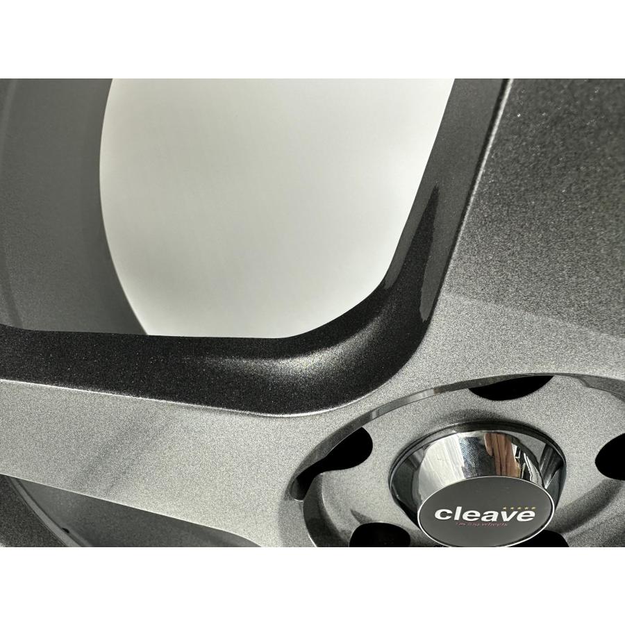 Cleave Racing 18インチ ガンメタ5スポークホイール 18インチ ホイール 5本スポーク（CLEAVE／アルミホイール