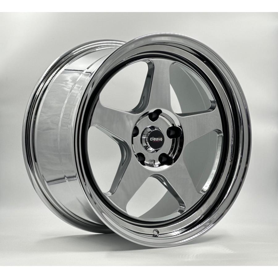 CLEAVE RACING SS05 18x9.5J +18 5H-114.3 SMC 4本セット : CLEAVE