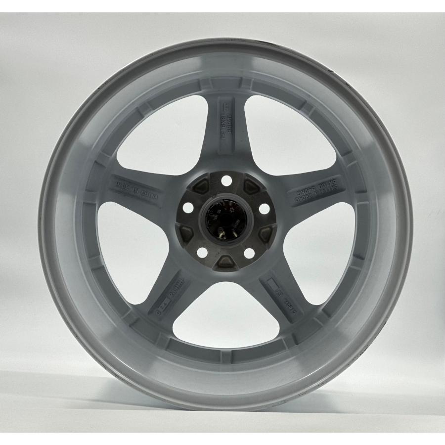 CLEAVE CLEAVE RACING SS05 18x9.5J +18 5H-114.3 フルホワイト 2本