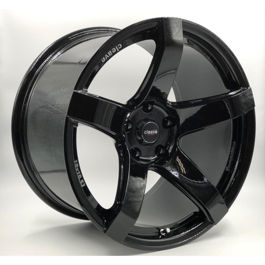 CLEAVE CLEAVE RACING TS54C 18x10.5J +15 5H-114.3 ブラック 2本