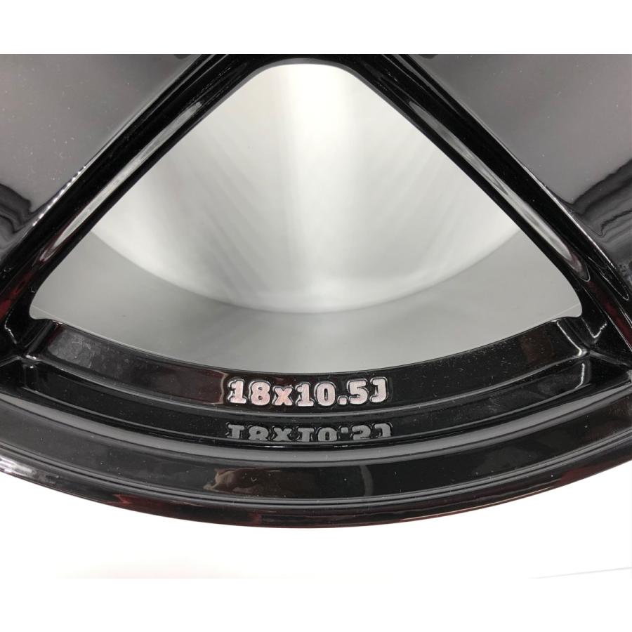 CLEAVE RACING TS54C 18x10.5J +15 5H-114.3 ブラック 2本セット 