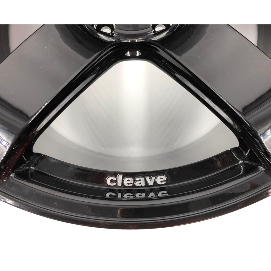 CLEAVE RACING TS54C 18x10.5J +15 5H-114.3 ブラック 2本セット 