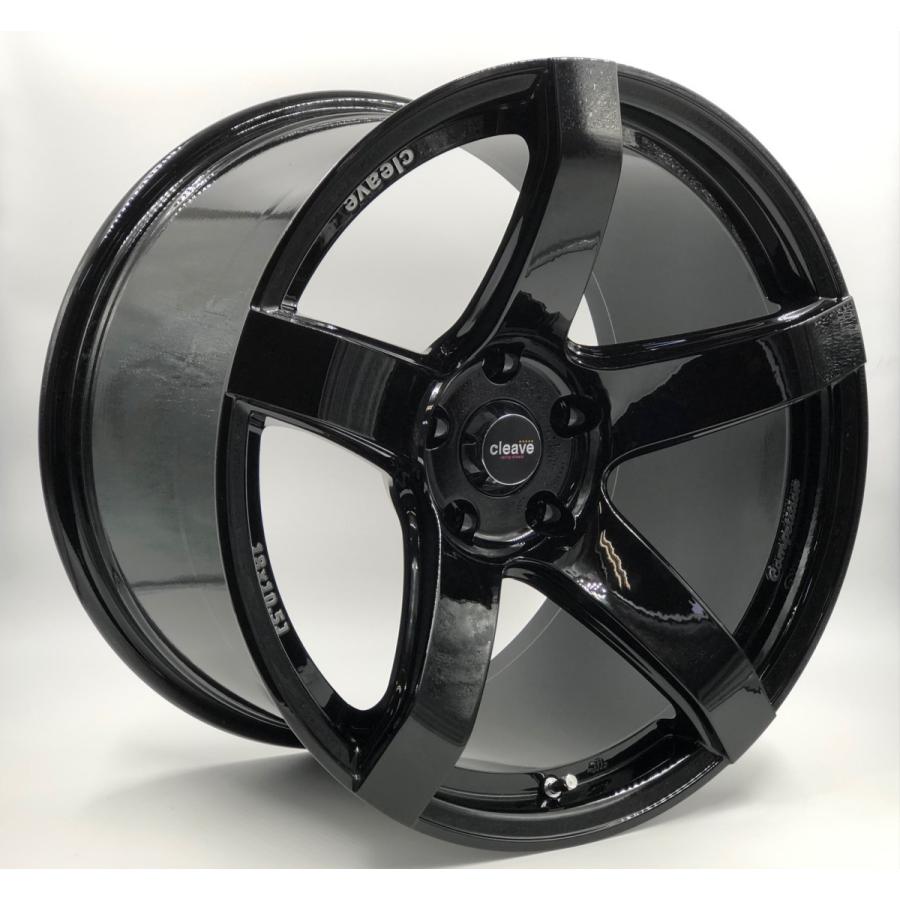 CLEAVE RACING 18x10.5J +15 5H-114.3 2本 CLEAVE CLEAVE RACING TS54C 18x10.5J +15 5H-114.3 ブラック 4本
