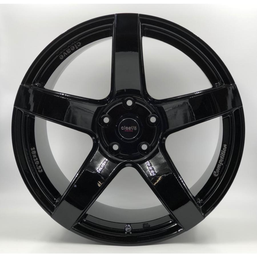 CLEAVE RACING TS54C 18x10.5J +15 5H-114.3 ブラック 4本セット｜cleaveonline｜03