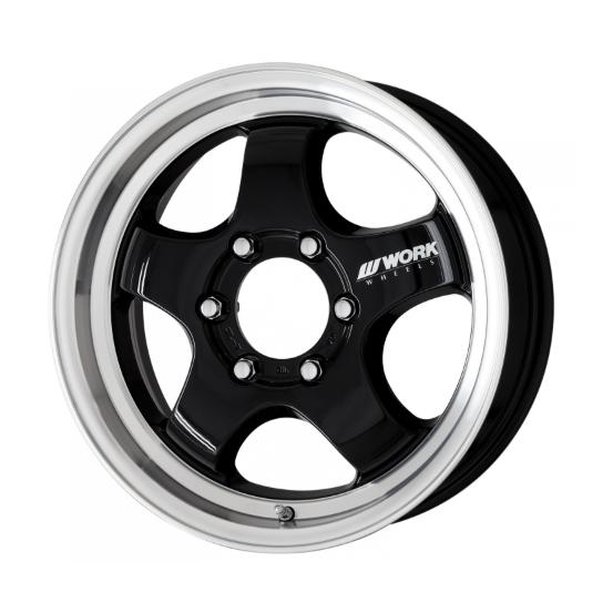 WORK ハイエース WORK XTRAP S1HC 17x6.5 +38 6H-139.7 ブラックダイヤ