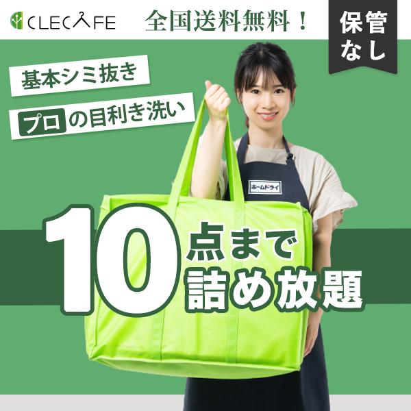 衣類 宅配クリーニング 詰め放題 10点まで シミ抜き プロの目利き洗い 全国送料無料 レギュラー | 