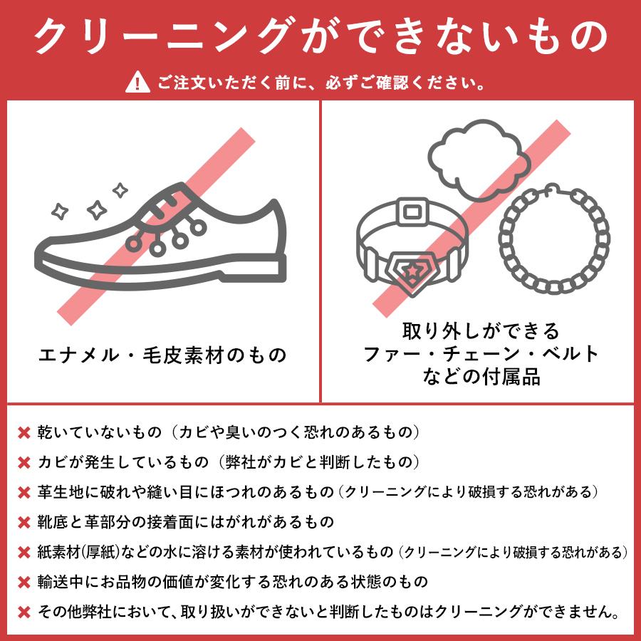 革靴 宅配クリーニング 保管 ２足 手洗い・除菌・消臭・簡易補色 全国送料無料 ９ヶ月まで保管 |  | 10