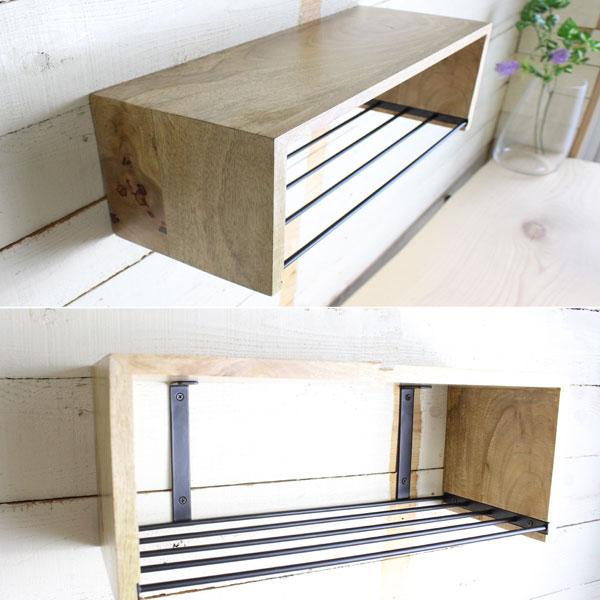 ウッドボックス ディスプレイラック インテリア 生活雑貨 収納 カフェ風 |  | 02