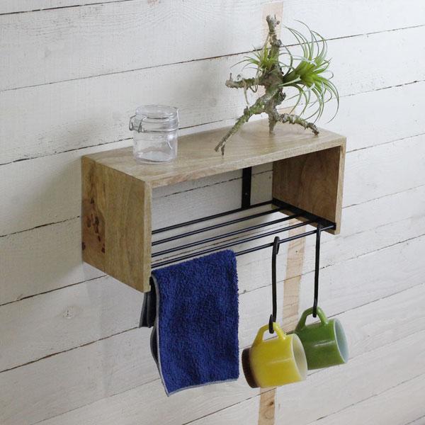 ウッドボックス ディスプレイラック インテリア 生活雑貨 収納 カフェ風 |  | 03