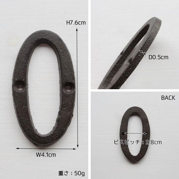 62363 アイアンナンバー NO 0 メール便 ネコポス |  | 01