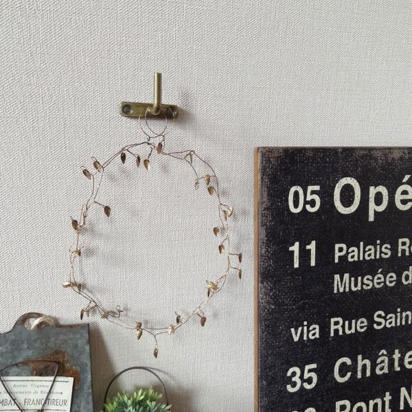 フック 壁掛け アイアン ゴールド アンティーク |  | 03