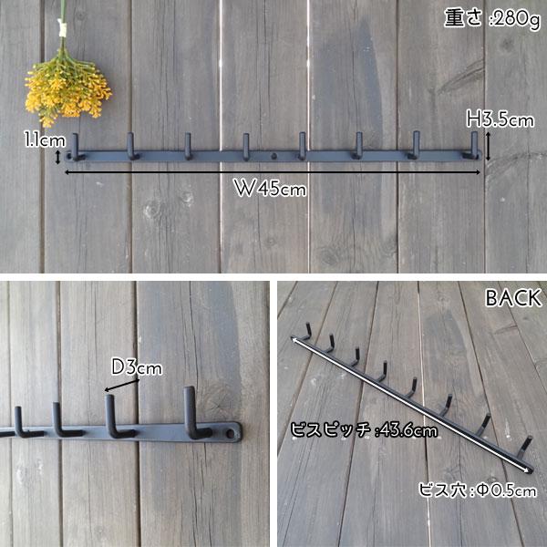 フック 壁掛け アイアン ブラック アンティーク |  | 02