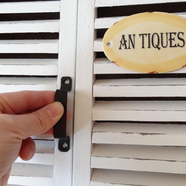 アイアンハンドル S W7.5cm×H1.3cm×D1.5cm 取っ手 アイアン 引き出し ハンドル |  | 03