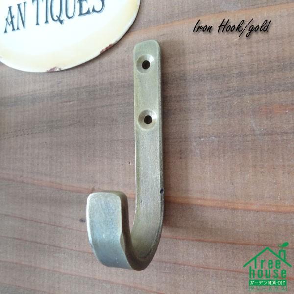 アンティーク調 フック 壁掛け アイアン ゴールド |  | 05