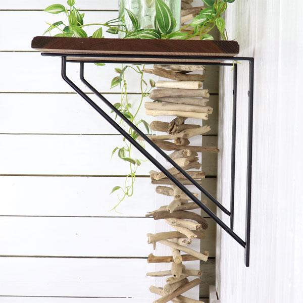 アイアンブラケット 棚受け金具 収納 棚飾り インテリア DIY アンティーク ブラック 取り付け金具 雑貨 |  | 02