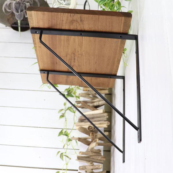 アイアンブラケット 棚受け金具 収納 棚飾り インテリア DIY アンティーク ブラック 取り付け金具 雑貨 |  | 03