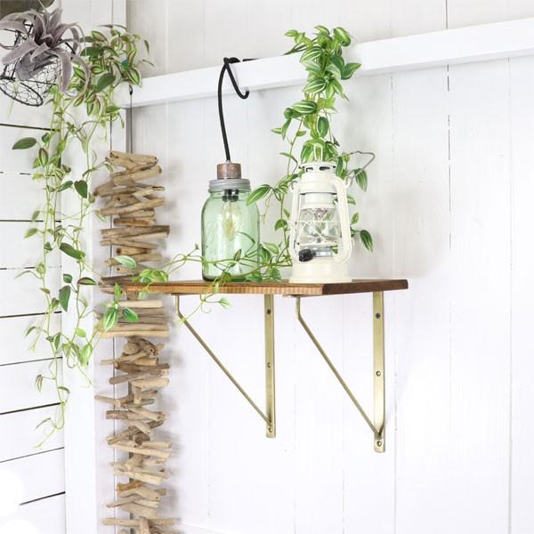 棚受け ブラケット 大きいサイズ ウォールシェルフ 収納 アイアン DIY 飾り棚 カフェ風 お店棚 |  | 01