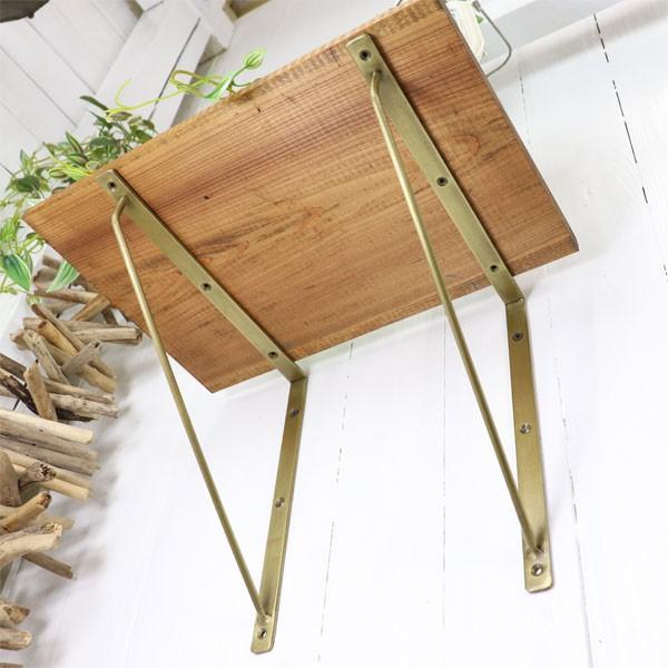 棚受け ブラケット 大きいサイズ ウォールシェルフ 収納 アイアン DIY 飾り棚 カフェ風 お店棚 |  | 04