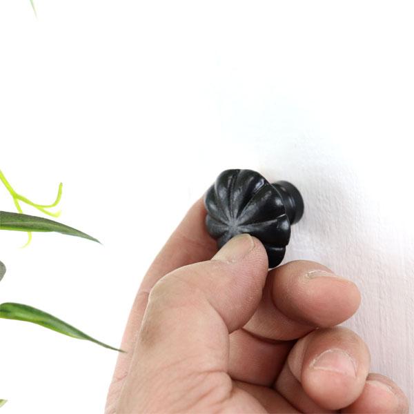 取っ手 アンティーク風 つまみ アイアンノブ 引き出し ノブ ブラック |  | 01