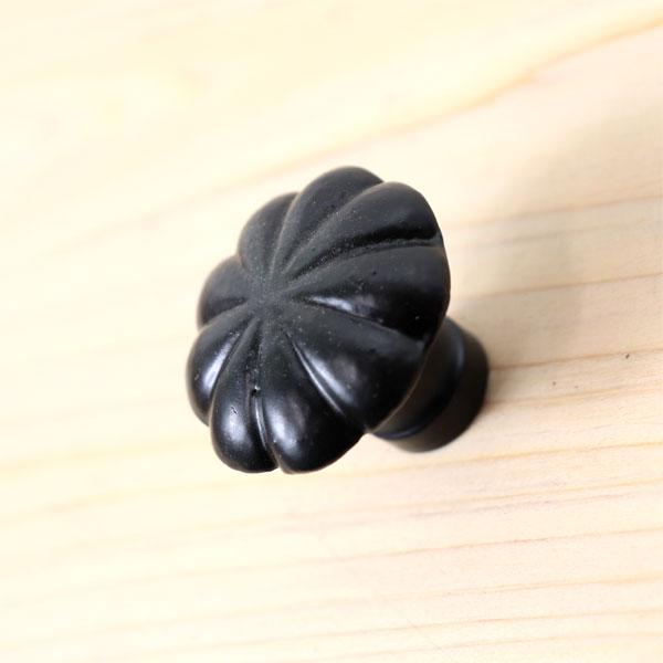 取っ手 アンティーク風 つまみ アイアンノブ 引き出し ノブ ブラック |  | 02