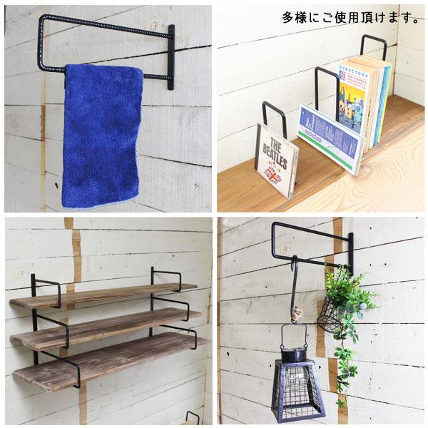 アイアン棚受け ブラケット Lサイズ アイアン 棚受け 大きいサイズ シェルフ 63492 |  | 02