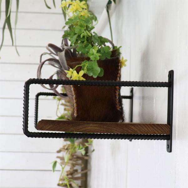 アイアン ブラケット 棚受け リブ Mサイズ 収納棚 飾り棚 |  | 02