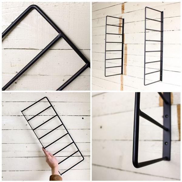 ブラケット 7段 Lサイズ アイアン 棚受け 大きいサイズ シェルフ 1個売り |  | 02