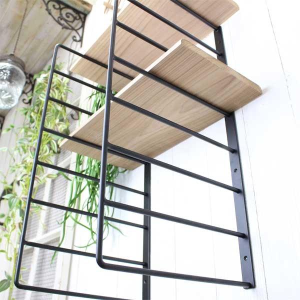 ブラケット 7段 Lサイズ アイアン 棚受け 大きいサイズ シェルフ 1個売り |  | 08