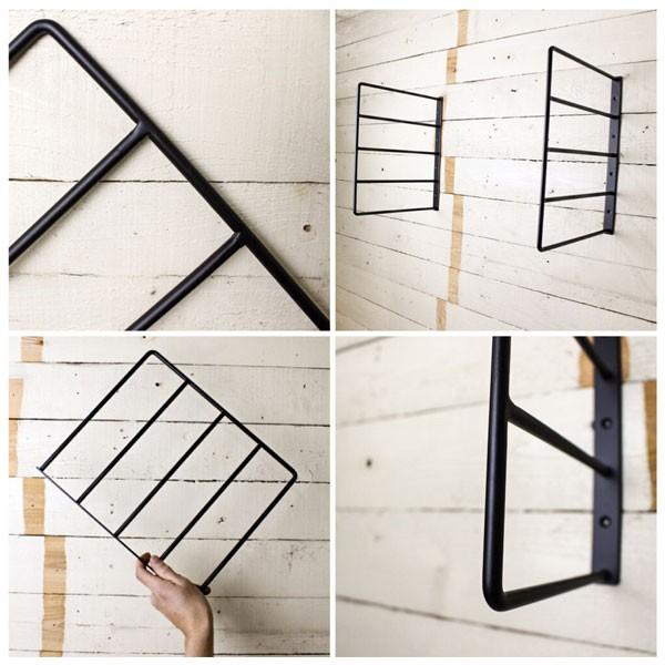 ブラケット 4段 Lサイズ アイアン 棚受け 大きいサイズ シェルフ 1個売り |  | 02