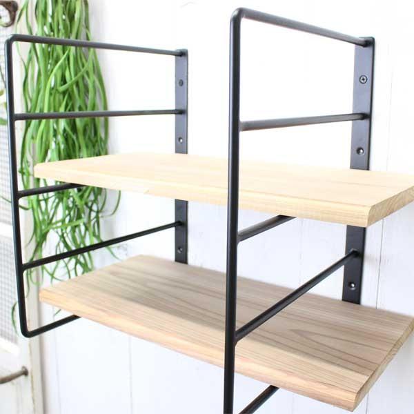 ブラケット 4段 Lサイズ アイアン 棚受け 大きいサイズ シェルフ 1個売り |  | 03