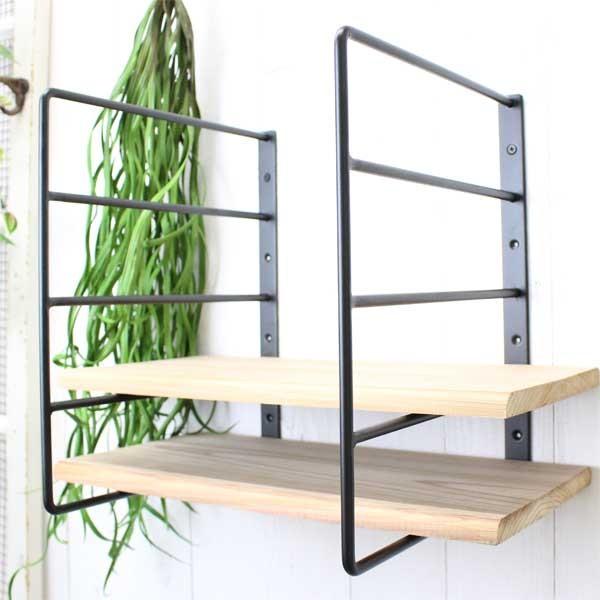 ブラケット 4段 Lサイズ アイアン 棚受け 大きいサイズ シェルフ 1個売り |  | 06