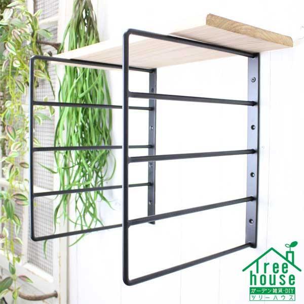 ブラケット 4段 Lサイズ アイアン 棚受け 大きいサイズ シェルフ 1個売り |  | 08