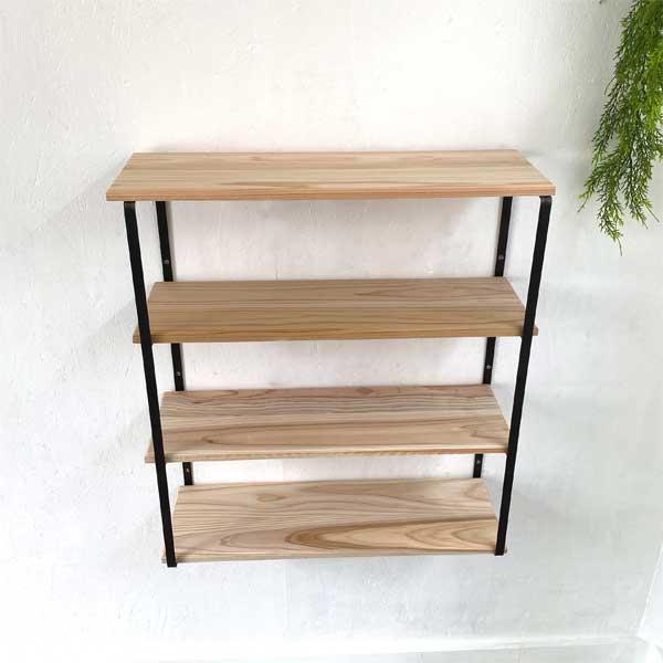 ミルスケールシェルフブラケット３段 2個セット フレーム アイアン棚受け ブラック アイアン収納 飾り棚 |  | 01