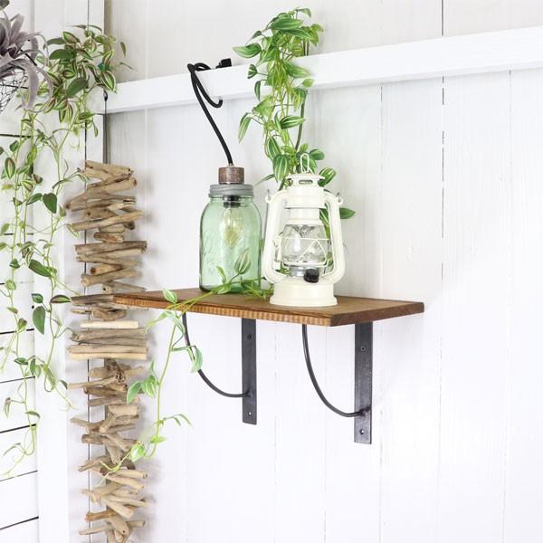 アイアン 棚受け ブラケット Lサイズ アイアンブラケットアーチ DIY 飾り棚 インテリア おしゃれ シェルフ |  | 04