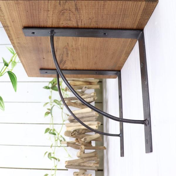 アイアン 棚受け ブラケット Lサイズ アイアンブラケットアーチ DIY 飾り棚 インテリア おしゃれ シェルフ |  | 06