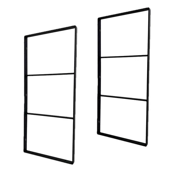 アイアン フレームブラケット インダストリアル 棚受け ウォール ラック シェルフ ブラケット | 