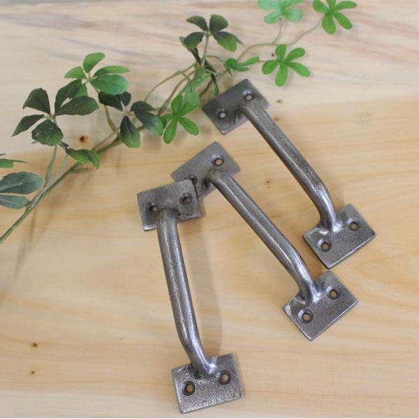 取っ手 バー型 W12.2×H3.2×D3.2cm アイアン 引き出し ドアハンドル |  | 06