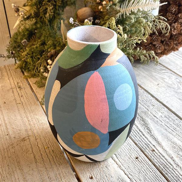 ミレイア フラワーベース 陶器 テラコッタ |  | 01